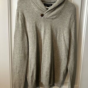Banana Republic Light Gray Turtleneck Sweater